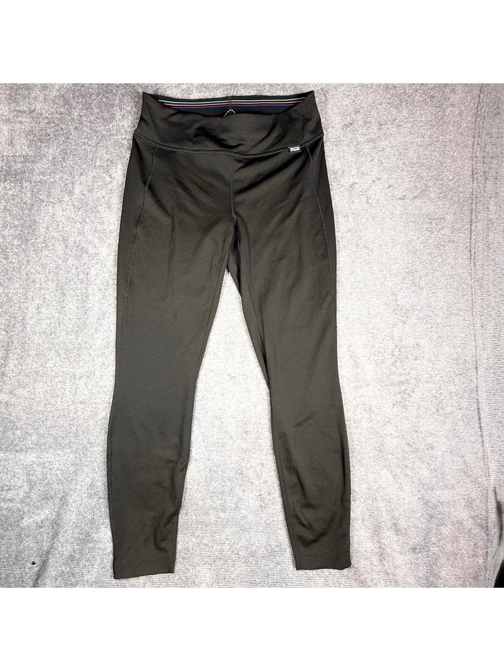 Patagonia Capilene Midweight Baselayer Bottoms Black Women's Size M Style 44491